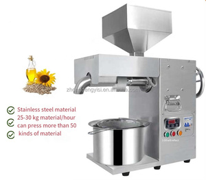 <b>Mini</b> Commercial T15 Oil Press Machine for Home Use Automatic Grade Screw Oil Maker for Sesame Olive Black Seed Coconut Raw - Product Image 5