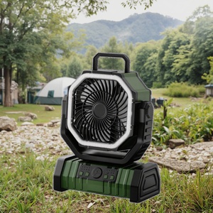 USB Rechargeable LED Power Bank 20000mAh Waterproof Camping Fan Air Cooling LED <b>Light</b> for Car Outdoor Use-Portable 3-Year - Product Image 1