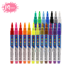 <span class=keywords><strong>Pennarello</strong></span> per pittura a olio a base di alcol color <span class=keywords><strong>oro</strong></span> e argento da 3mm - Product Image 5