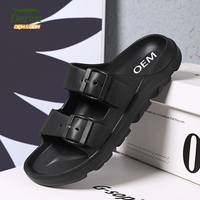 Deran OEM Nouveaux modèles de chaussures tendance en gros, tongs antidérapantes, pantoufles pour hommes, sandales ouvertes décontractées respirantes pour l'été et la plage
