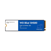 Hard Drive Internal Baru Blue SN 580 500GB NVMe Gen4 X4 Antarmuka PCIe Kecepatan Baca 4150 MB/s Termasuk Kemasan