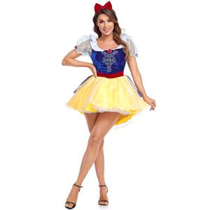 Disfraz de Halloween para Mujer Adulta, Disfraz de Princesa Clásica de Cuento de Hadas, Vestido de Poliéster para Fiesta, Inspirado en Películas y Series de Televisión - Product Image 2