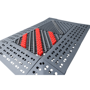 Dalles <span class=keywords><strong>de</strong></span> <span class=keywords><strong>sol</strong></span> en plastique PVC emboîtables <span class=keywords><strong>pour</strong></span> extérieur, anti-poussière et anti-neige, <span class=keywords><strong>tapis</strong></span> <span class=keywords><strong>de</strong></span> porte d'entrée modulaire - Product Image 3