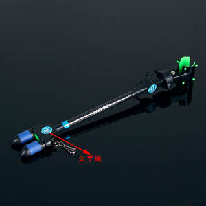 ที่วางคันเบ็ดคาร์บอนไฟเบอร์แบบติดด้านหลังพร้อมตะขอสำหรับจัดเก็บและขนย้ายอุปกรณ์ตกปลาแบบพกพา - Product Image 1