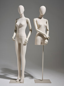 Mannequin de vitrine pour magasin de vêtements, style coréen, réglable, tête haute, épaules plates, haut de gamme - Product Image 4
