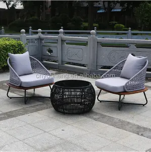 Conjunto de sofá secional redondo, dongguan preguiçoso jardim móveis ao ar livre