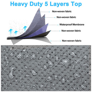 Funda Exterior Impermeable 100% de Tela No Tejida con Función de Bloqueo y 2 Correas Extra Largas de 13 Metros para un Ajuste Seguro - Product Image 4