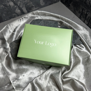 Scatola Regalo Pieghevole Premium Verde con Logo Personalizzato, Confezione per Profumi e Cosmetici - Product Image 4