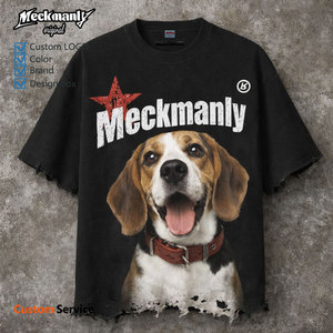 Meckmanly Men's T-Shirt Short Sleeve O-Neck Printed <b>Angel</b> Design 100% Cotton Regular Fit Casual Style - Product Image 2