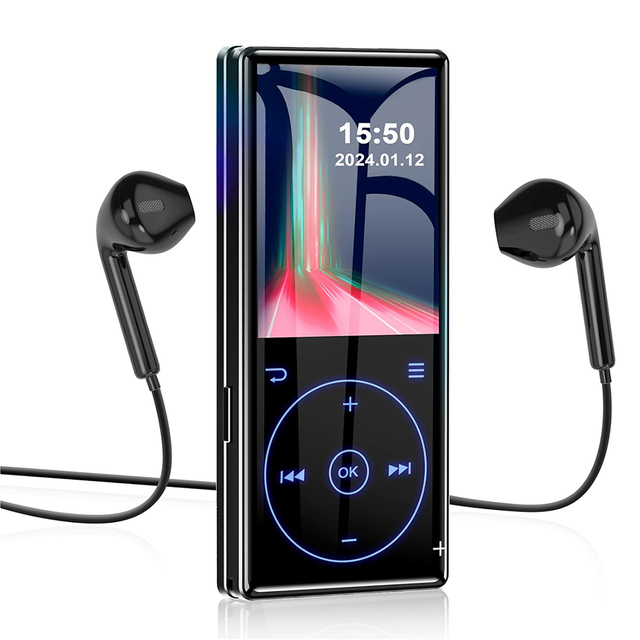 2.4" Touch Screen Music MP3 Player With Loudspeaker Portable Lossless Sound FM Radio Voice Recorder