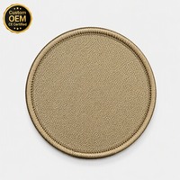 Patch brodé personnalisé grand format, rond, en forme de cœur, thermocollant, avec bord découpé au laser 3D pour baskets et casquettes, logo personnalisé