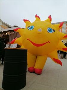 Modelo Decorativo Inflable Flotante de Girasol para Eventos, Muñeco Inflable de Girasol de Dibujos Animados, Flores de Margarita y Rosa Inflables - Product Image 5