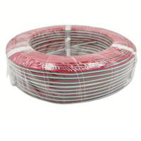 Câble d'extension pour bande LED 100M, fils électriques LED, connexion par câble plat 5 broches, rallonge pour bande LED RGBW RGBWW