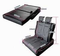 Lit pliant personnalisé pour camping-car, avec largeur réglable, couleur et matériaux au choix, canapé-lit convertible pour camping-car