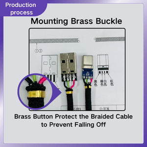 Cables <span class=keywords><strong>USB</strong></span> 2.0 Tipo A a Tipo C y <span class=keywords><strong>Micro</strong></span> <span class=keywords><strong>USB</strong></span> de 1M, 2M y 3M, Carga Rápida, Transferencia de Datos a 480Mbps, con Trenzado de Nailon, Fabricación OEM, Venta al Por Mayor - Product Image 3