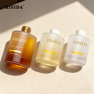 Luxury Amber Frosted Essential <b>Oil</b> Dropper <b>Bottles</b> 30ml 50ml 100ml 60mlEmpty Glass with Screen Printing Private Label - Product Image 1