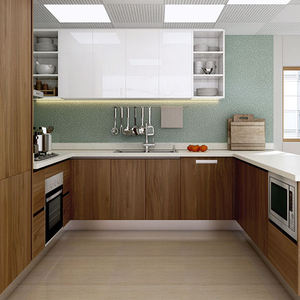 Set di Armadietti da Cucina, Dispensa Alta con Cassetti e Ripiani, Organizzatori con Cestelli Estraibili, Mobili da Cucina a Forma di U - Product Image 1
