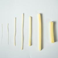 Groentehakker Mandoline Snijder Ui Aardappel 7mm Batonnet Strip Gepatenteerde Uitvinding Handbeschermer Massief Hout Handmatig Karton