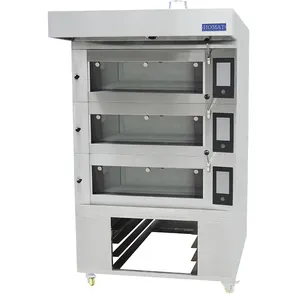Bakery Electric Oven 3 Deck 9 Tray Bakery Deck Oven Sale
