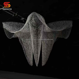 ฉากหลังเพดานผ้าไหมเนื้อเนียนหรูหรา รูปทรงคลื่น พร้อมขนาดและสีที่ปรับแต่งได้ สำหรับงานแต่งงาน งานเลี้ยง และงานอีเว้นท์ - ของตกแต่งที่สง่างาม - Product Image 6