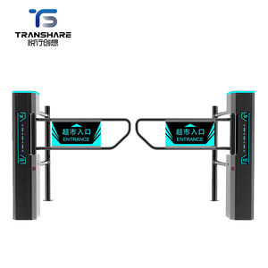 Best-seller mondial Contrôle automatique des entrées et sorties Porte battante Tourniquet de sécurité Porte automatique à sens unique pour supermarché - Product Image 1