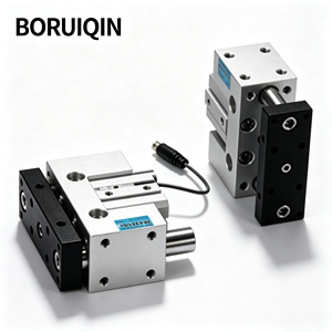Cylindre à double axe avec tige de guidage, cylindre coulissant, cylindre hydraulique de la série APMATIC <span class=keywords><strong>JGG</strong></span> / JGK / JU / JUK / QC de Taïwan - Product Image 5