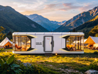 Toilettes portables avec douche intégrée, salle de bain mobile tout-en-un, unité sanitaire pour camping, chantier de construction, utilisation d'urgence