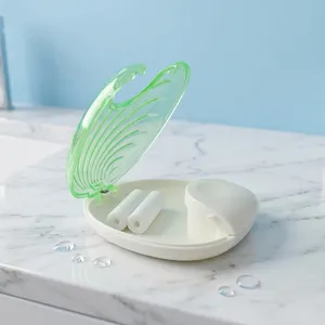 Boîte <span class=keywords><strong>de</strong></span> Rangement Portable en Plastique Coloré pour <span class=keywords><strong>Appareil</strong></span> Orthodontique Invisible – Étui Respirant pour Gouttières et Aligners – Vente en Gros - Product Image 1
