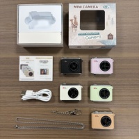 Cámara de Vlogging de Bolsillo 2.5K Mini Videocámara 64MP Carga Tipo C con Movimiento Lento para Principiantes de YouTube y TikTok, Regalo Ideal