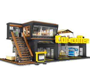 Nouveauté du mois : Express JD113 Coffee Car Repair <span class=keywords><strong>Club</strong></span>, jouets créatifs de bricolage, blocs de construction, cadeau pour garçons, 2496 pièces - Product Image 1