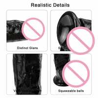Großhandel Realistischer Künstlicher Drachen-Dildo Vibrator - 31,75 cm Extra Groß Weich Wasserdicht Starke Saugbasis Sexspielzeug für Frauen