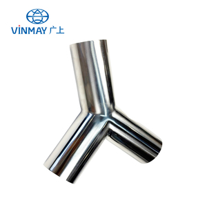 High Quality Forged <strong>304</strong> 316L Stainless Steel Sanitary Pipe Fitting Welding Connectivity Corrosion-resistant for Low Pressure - Product Image 1