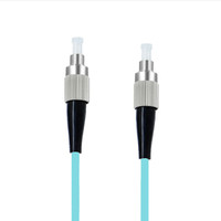 LC/UPC ke FC/UPC OM4 kabel Patch serat optik dupleks Multimode