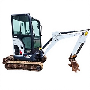 รถขุดขนาดเล็ก BBCAT E20 CAT ราคาประหยัด 1 ตัน 2 ตัน รถขุดตีนตะขาบพร้อมห้องโดยสารแบบปิด รางยาง EPA CE - Product Image 1
