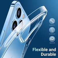 Coque arrière en TPU souple transparente personnalisée pour iPhone 12 13 14 16 Plus 15 Pro Max coque de téléphone transparente antichoc en silicone