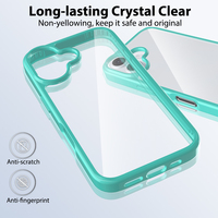 Usine Anti-Jaune Transparent Antichoc Clair TPU PC 2-en-1 Housse De Protection pour iPhone 16 Pro Max Nouveau Modèle Téléphone Cas