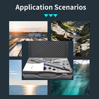 Capteur de qualité de l'eau souterraine multiparamètres KNF-400PRO 6 en 1 RS485 MODBUS avec auto-nettoyage et surveillance en ligne