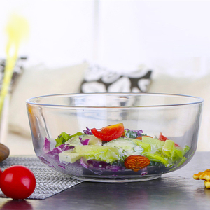 Vente <span class=keywords><strong>en</strong></span> gros de bols <span class=keywords><strong>en</strong></span> <span class=keywords><strong>verre</strong></span> borosilicate transparent épais, adaptés au micro-ondes, ensembles de bols à salade de fruits pour la cuisine et les pique-niques - Product Image 3