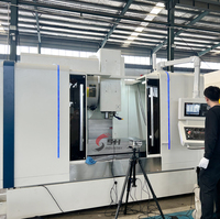 Centro de Mecanizado Vertical CNC Automático de Alta Precisión SHENGHUAN VMC 1370 BT50/BT40, Controlador FANUC, ATC de 24 Herramientas, ISO CE
