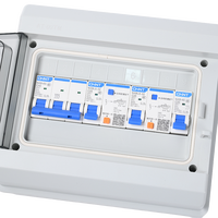 Boîtier de distribution extérieur étanche en plastique QHECO série AT, montage sur panneau, 200A 220V/380V, certifié CCC ISO 9001