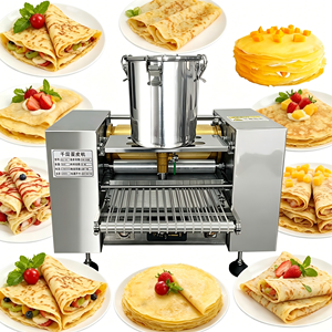 Machine à Crêpes Professionnelle en Acier Inoxydable et Cuivre, Diamètres au Choix : 8cm, 10cm, 15cm, 20cm, 25cm, 30cm, 32cm, 35cm, 40cm - Product Image 1