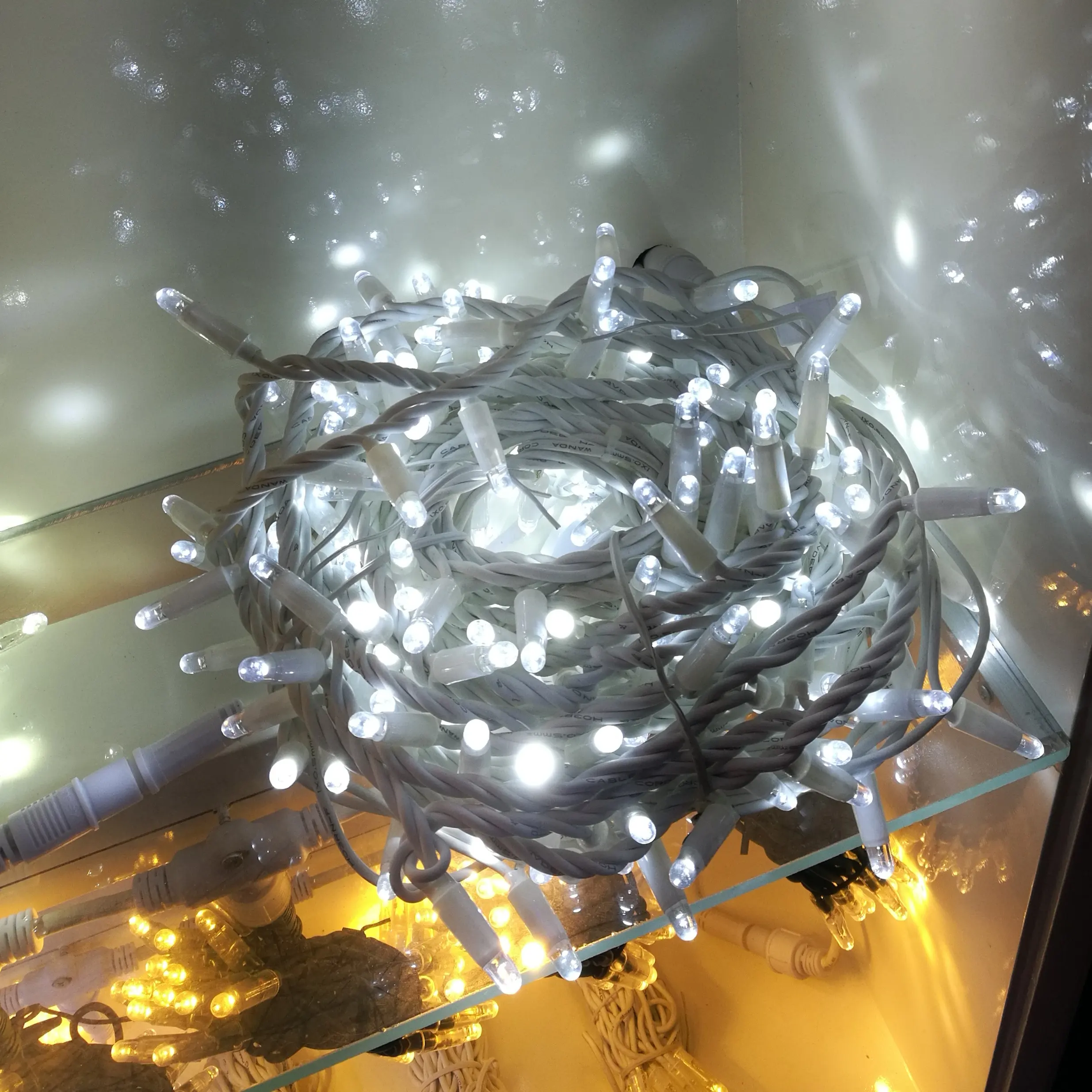 Home Garden IP65 Pvc Rubber decoration string light different beautiful color flashing romantic