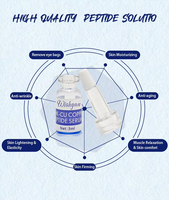 Sérum Visage Avancé au Peptide de Cuivre Bleu GHK-Cu Hydratant Apaisant Liftant Raffermissant Anti-Âge Réparateur – Coffret Soin de la Peau