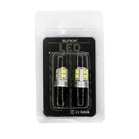 SUNKIA — LED T10 w5w 194 168, LED pour l'intérieur, sans erreur, LED CANBUS 10-SMD 3030, dégagement de Parking, Non polaire, lampe