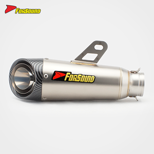 Tubo de escape RS para motocicleta para locomotora, sección trasera SC colgante alta, modelos compatibles <span class=keywords><strong>MT09</strong></span> R6 GSX Z900 NK XMAX <span class=keywords><strong>KTM</strong></span> - Product Image 4