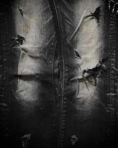 بنطلون جينز دينم أسود عالي الجودة للرجال للبيع بالجملة بتصميم مخصص - Product Image 3