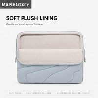 Housse matelassée pour ordinateur portable 13-14 pouces, prête à être expédiée, avec rembourrage doux, étui pour ordinateur portable, vente en gros, logo personnalisé pour MacBook Air Pro, pour femmes