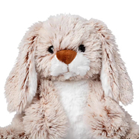 Jouet lapin en peluche lavande micro-ondable, compresse chaude/froide avec billes de céramique et housse amovible
