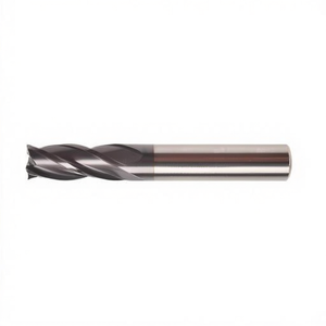 Fresa de carburo sólido estándar Ta1407 con recubrimiento Nano TiAlN, helicoidal de 30 grados, 4 filos, corta, para acabado de contornos - Product Image 2
