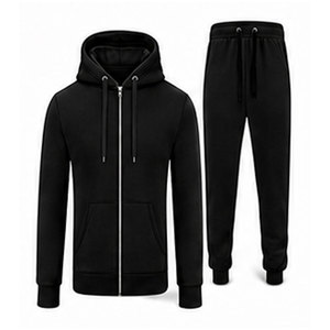 Survêtements pour hommes tendance et confortables, respirants, à fermeture éclair, personnalisables, très demandés - Product Image 2